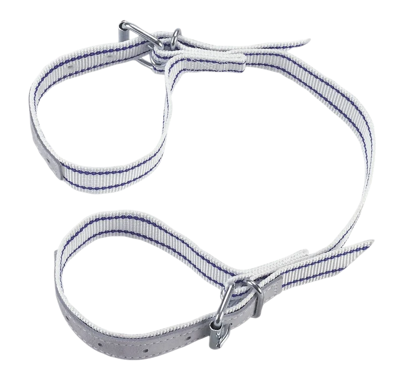 Anti-spreidband nylon/leer verstelbaar