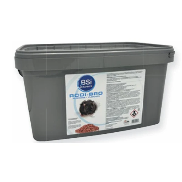 Rodi Bro 5 kg - havervlokken - brodifacoum - prof. circuit
