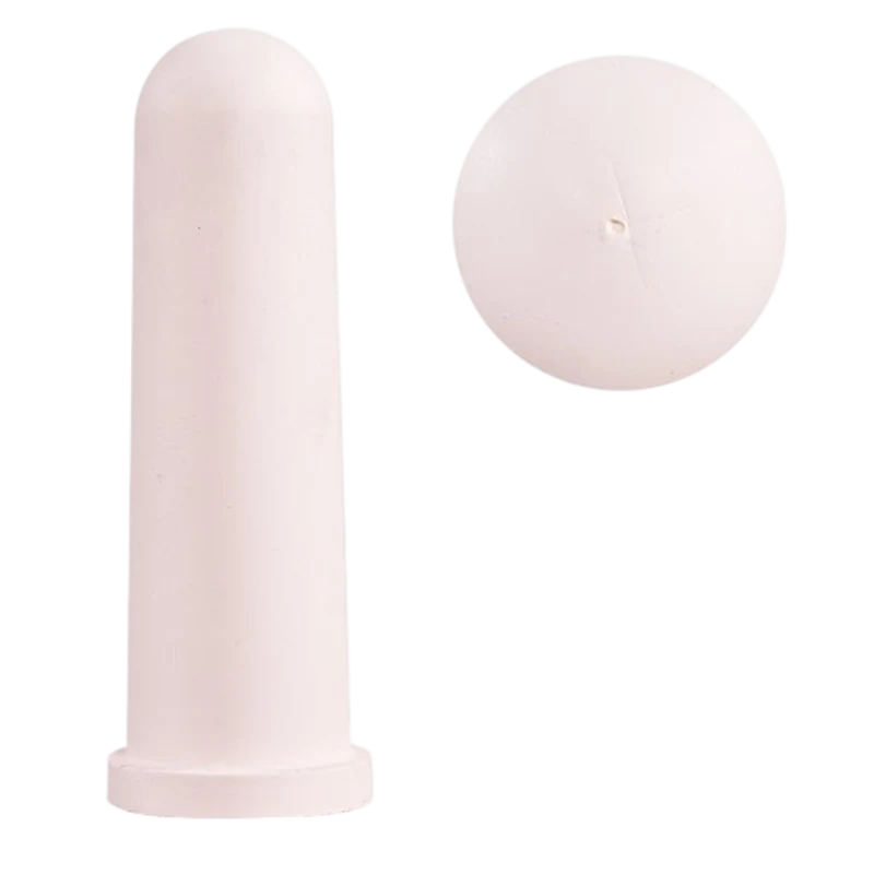 Kalverspeen Hiko 100 mm wit met kruissnede (5 stuks)
