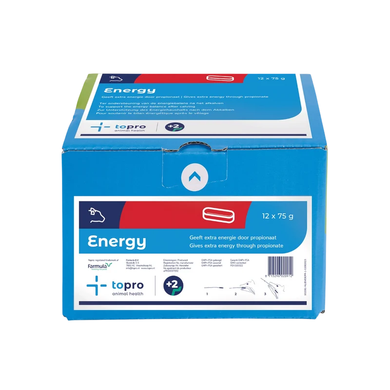 Topro Energy bolus 12x75 gram