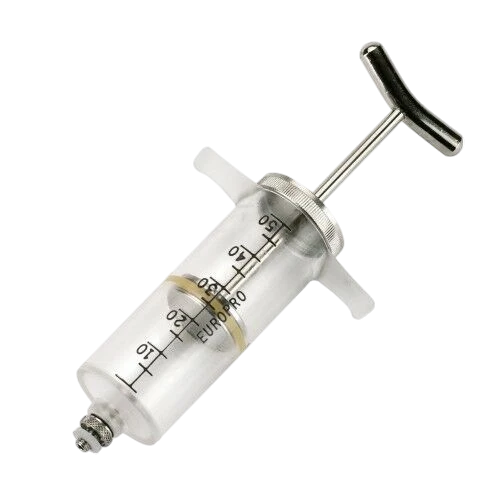 Nylon injectiespuit 30ml schroef