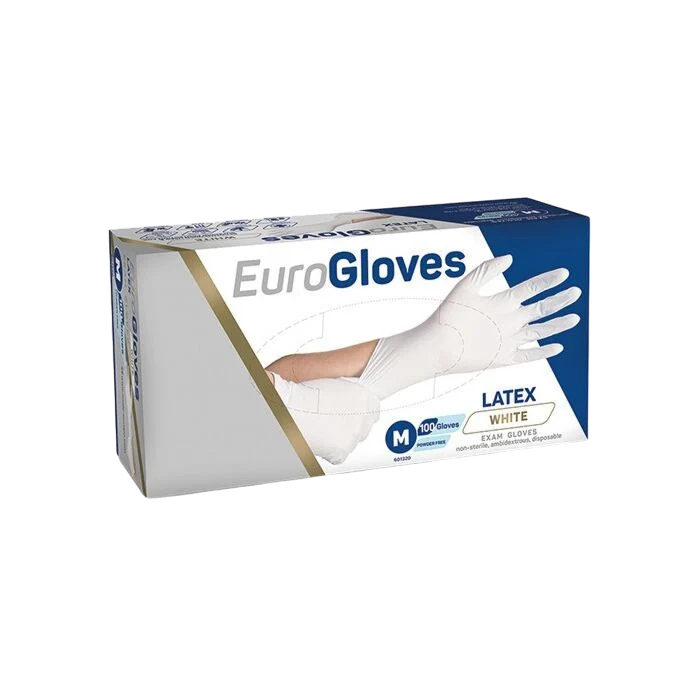Handschoen Eurogloves latex gepoederd - Diverse maten