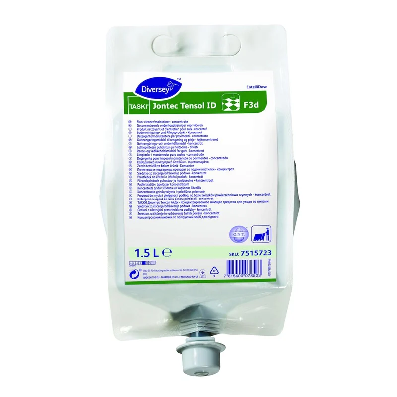 Detergente per pavimenti Diversey TASKI Jontec Tensol ID 2 cartucce x 1,5 litri DISPONIBILE IN 7 GIORNI LAVORATIVI