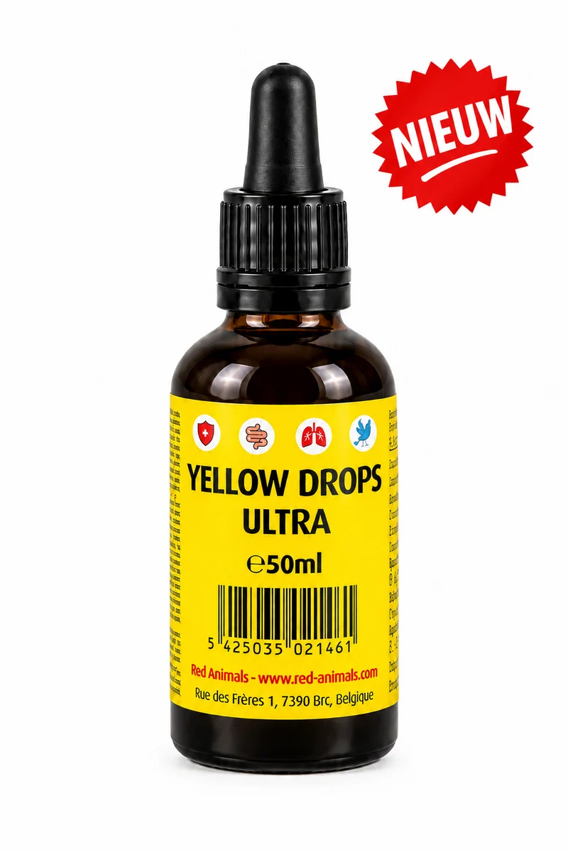 NOUVEAU Yellow Drops Ultra (le jaune) 50ml - Animaux Rouges