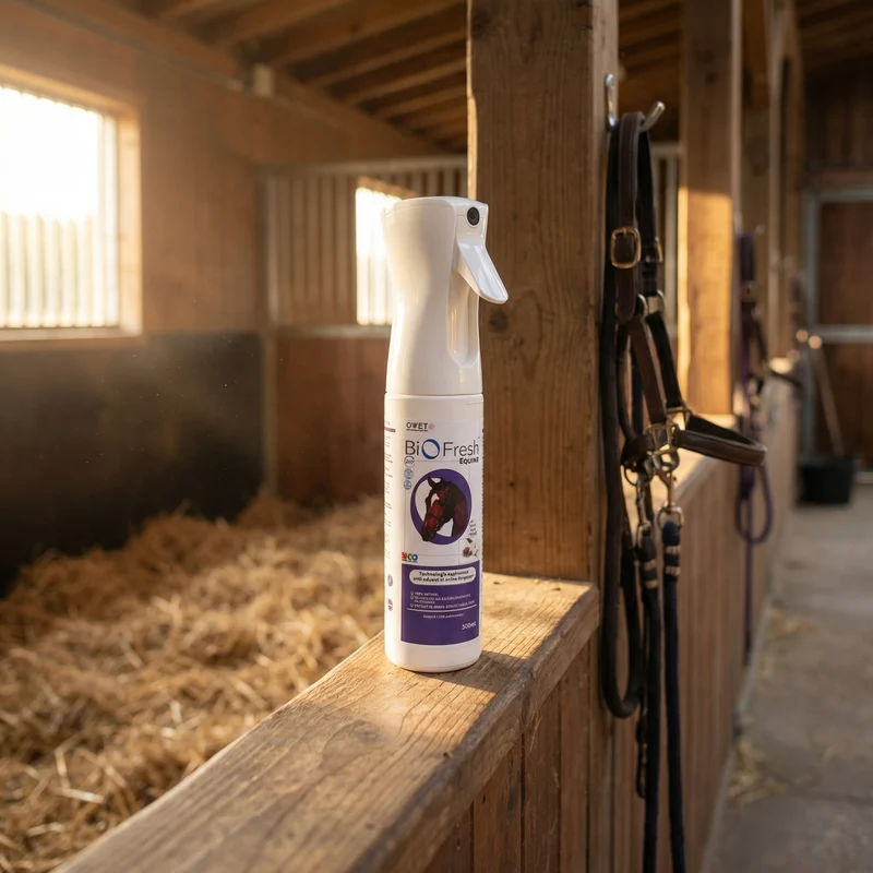 Biofresh Equine Traitement d'air Neutralise virus, allergènes et odeurs dans le box & van