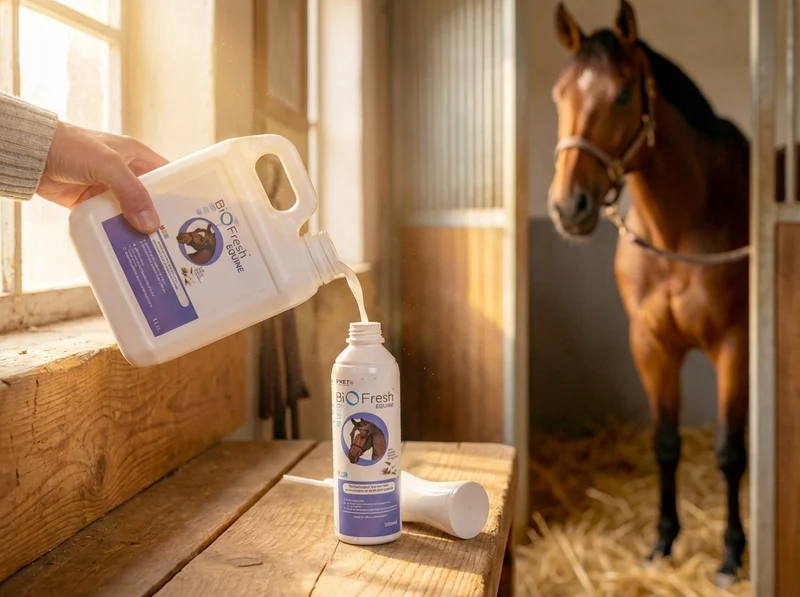 Biofresh Equine Traitement d'air Neutralise virus, allergènes et odeurs dans le box & van