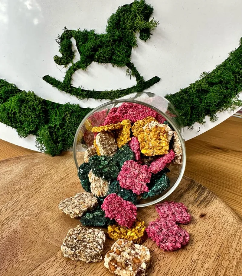 Friandise Cheval Bonbon Biscuit Crackers MIX 4 Recettes de Happy Crackers Bio