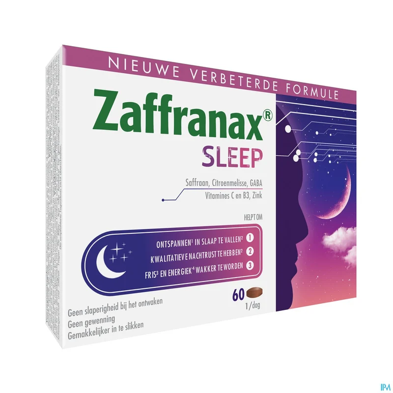 Zaffranax Sleep | 60 tabletten | Slaap & Stress