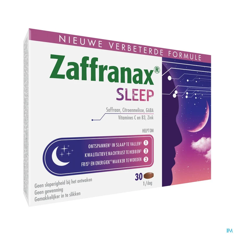 Zaffranax Sleep | 30 tabletten | Slaap & Stress