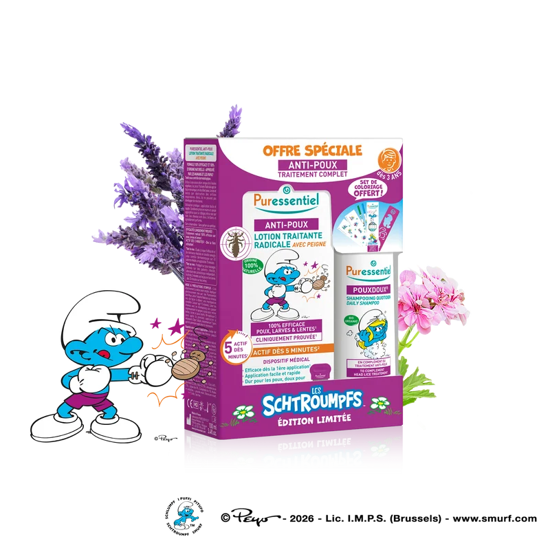 Coffret Traitement Complet Anti-Poux