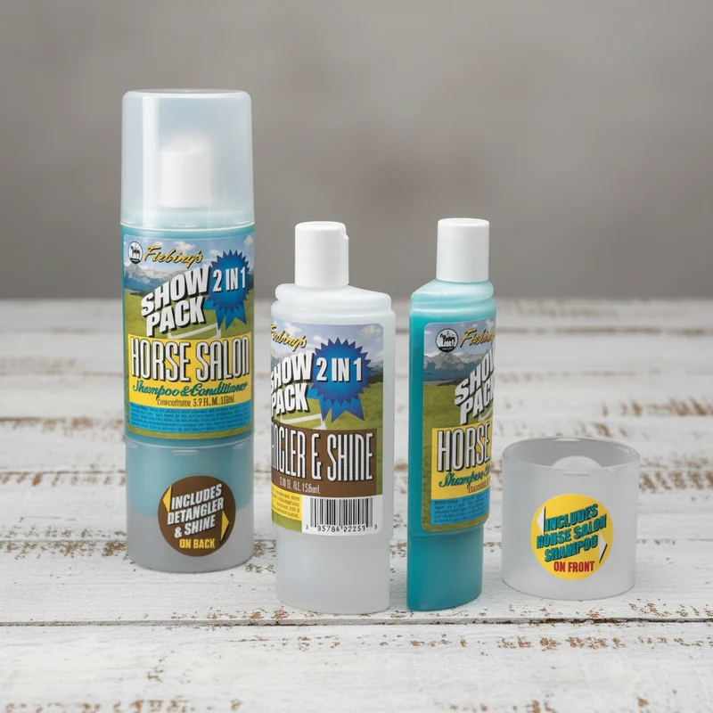 Fiebing's Show Pack – Kit de soins et de brillance pour cheval