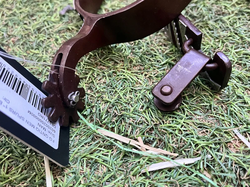 Éperons de reining François Gauthier® – Motif Reiner finition antique