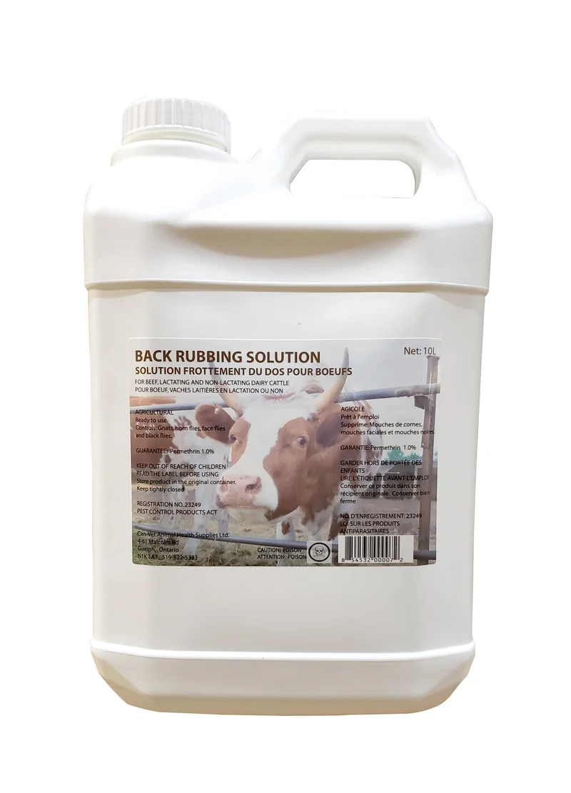 Insecticide - Back Rubbing solution 10L
