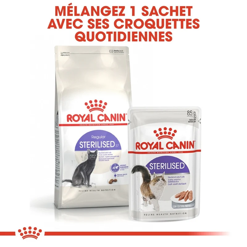 Royal Canin Sterilised 37 - croquettes chat
