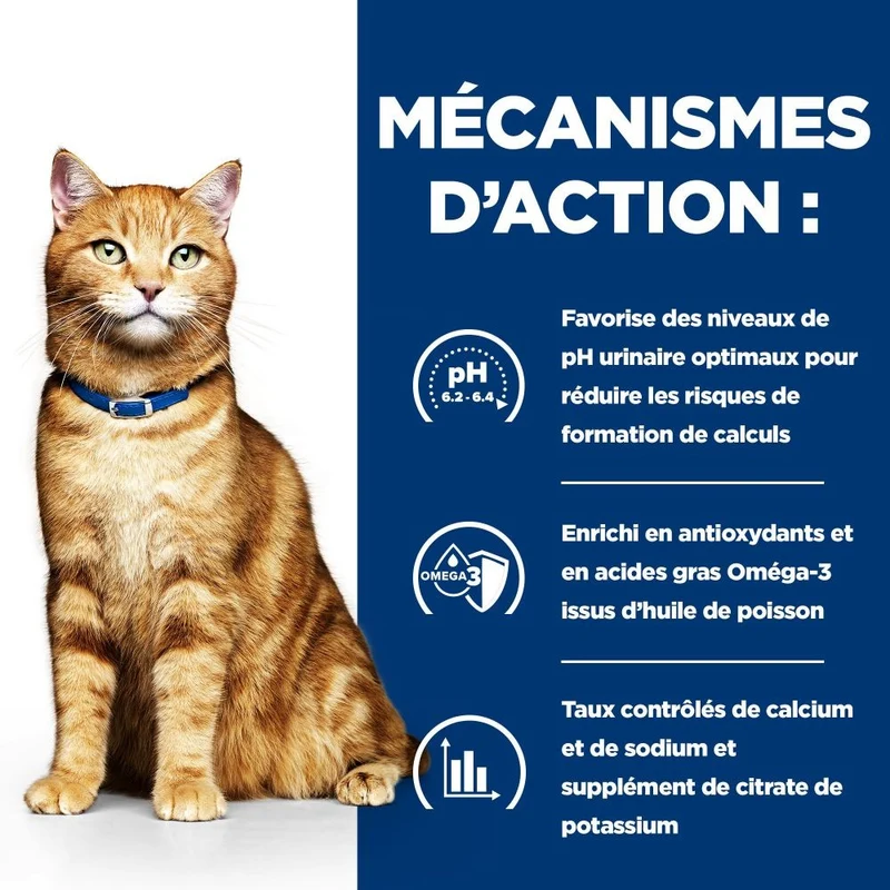 Hill's Prescription Diet c/d Urinary Care Multicare au poulet - croquettes chat