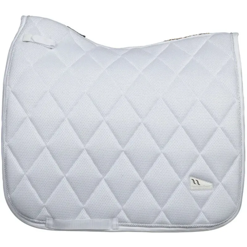Back on Track Tapis de Selle Airflow Dressage Blanc