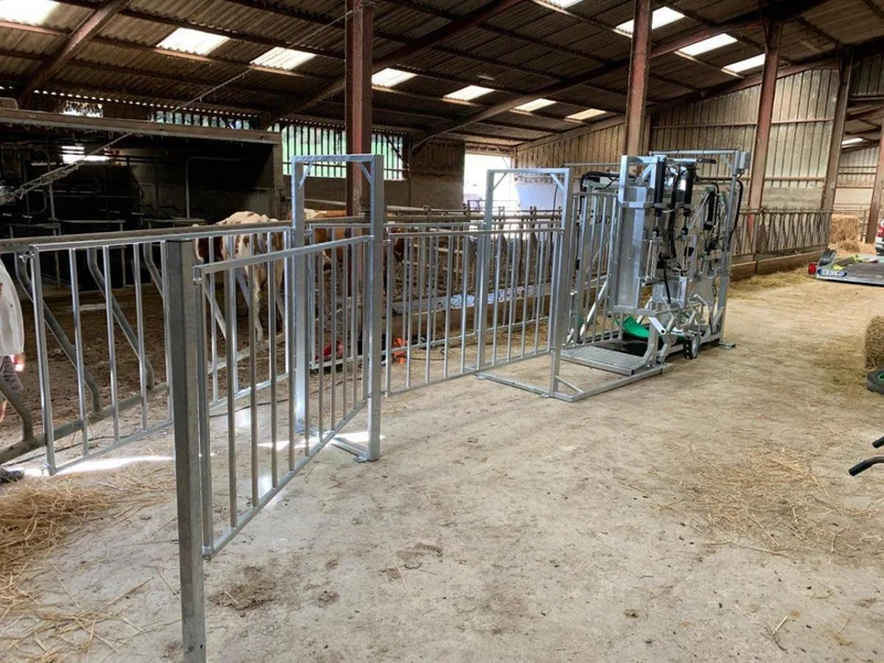 Aanbouwpoort met hekken tbv. Box type H