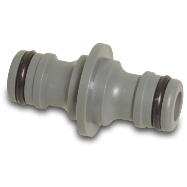Slangkoppeling PVC tbv tuinslang - mannelijk klik