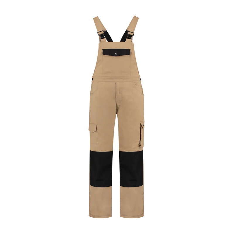 Tuinoverall kaki/zwart