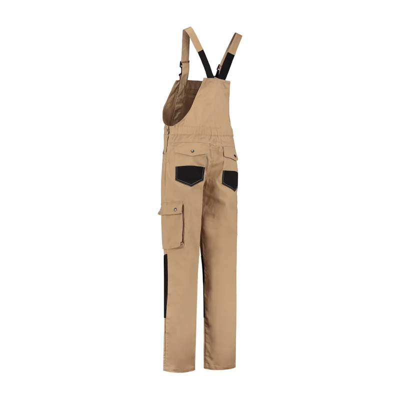 Tuinoverall kaki/zwart