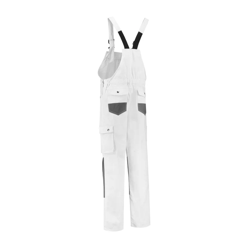 Tuinoverall wit/grijs