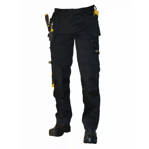 Werkbroek Nebraska 280 gr - zwart - met stretchzones