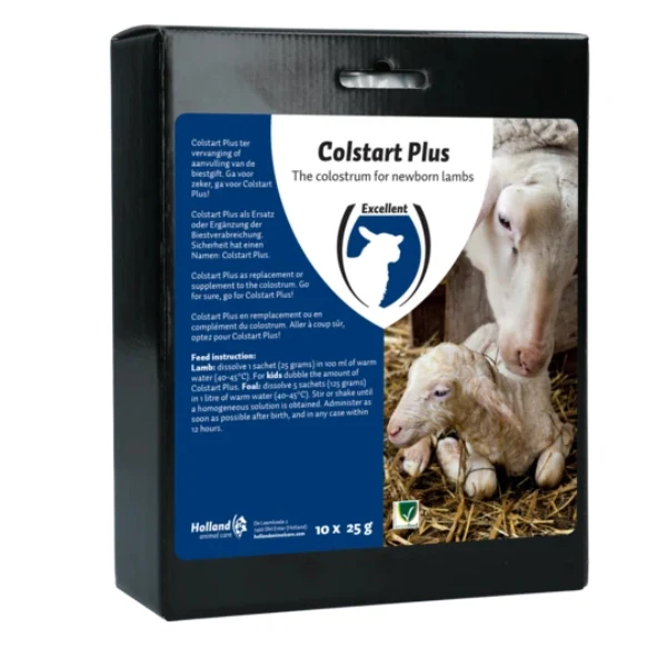 Colstart Plus - biestmelk lam/geit - 10 x 25 g