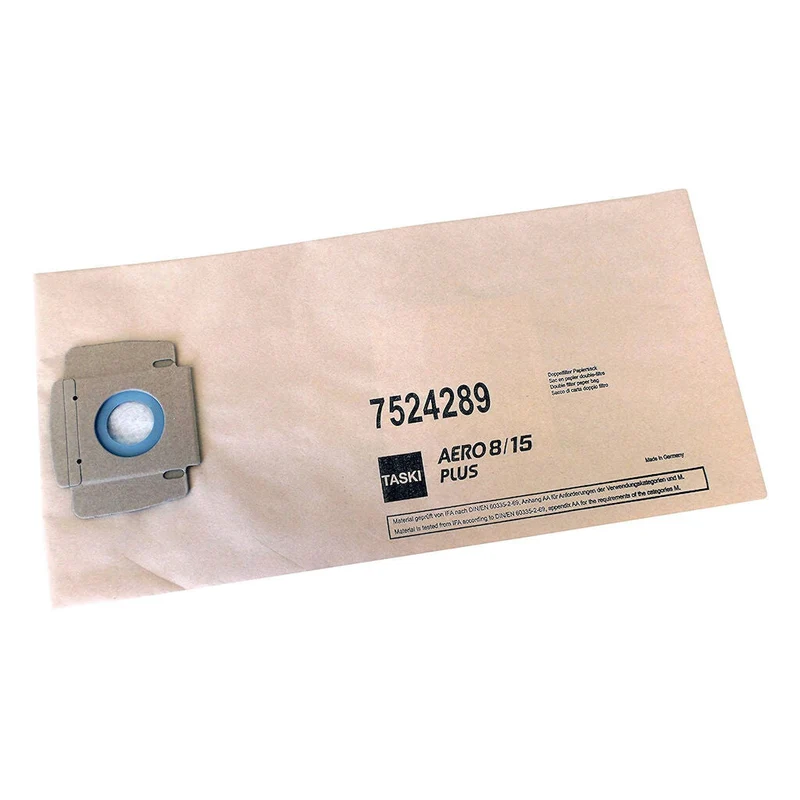 Sacchi filtro in carta per AERO 8/15 Diversey TASKI 10 pezzi DISPONIBILE IN 7 GIORNI LAVORATIVI