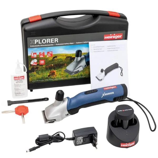 Heiniger Xplorer - scheermachine met 2 accu’s - incl. messenset 23/31