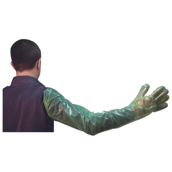Ecogan verlos/inseminatiehandschoenen - 95 cm - 25µm - 100 stuks