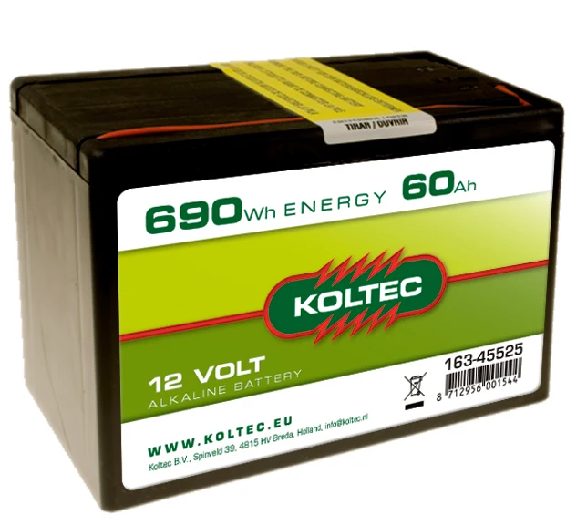 Batterij 12 Volt - 690Wh 60Ah