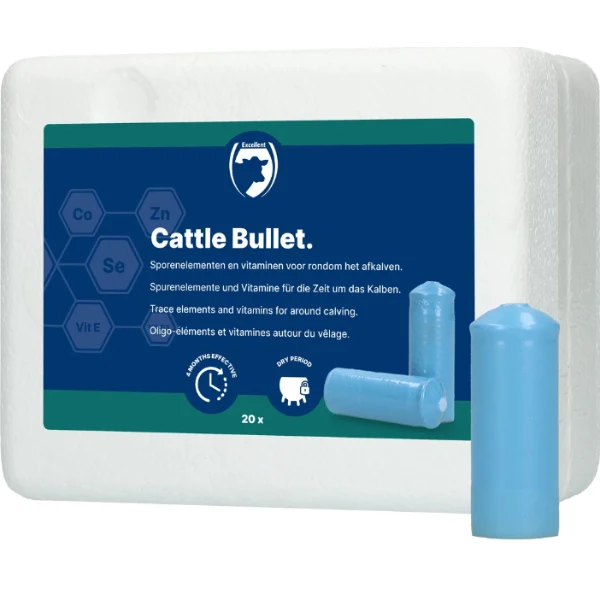 Cattle bullet - droogstand/opstartbolus - 20 st