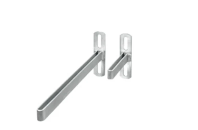Wandsteun - lengte 150 mm - dikte 4 mm - Ondersteuning voor PVC- of PE-leidingen en kanalen