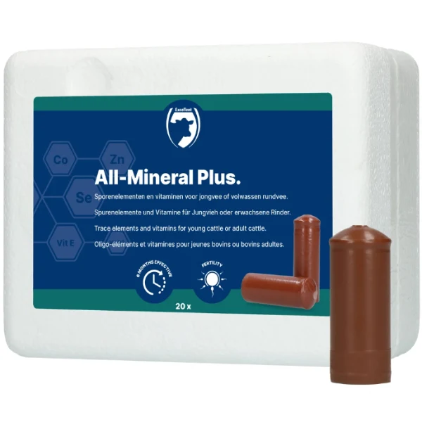 All Mineral Plus - melkveebolus - 20 stuks