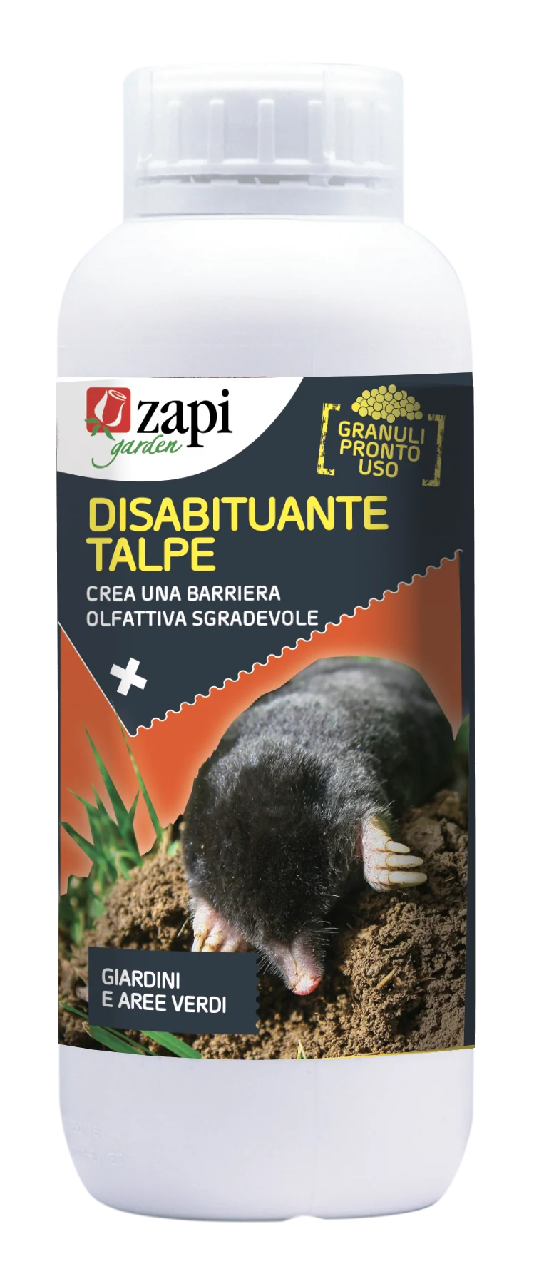 Disabituante repellente in granuli per talpe Zapi Disabituante Talpe Granulare 1 litro
