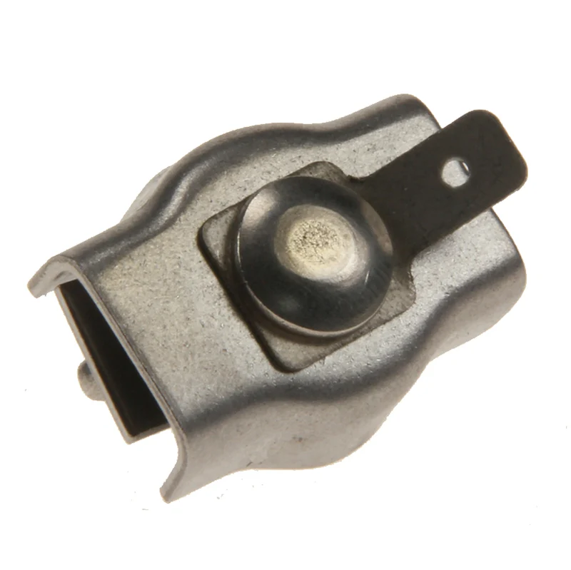 Verbinders voor koord tot 8 mm, RVS/INOX, enkelvoudig met vleugelmoeren en aansluittab