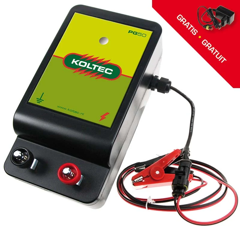 Accuapparaat KOLTEC PG50, incl. adapter voor 230 Volt