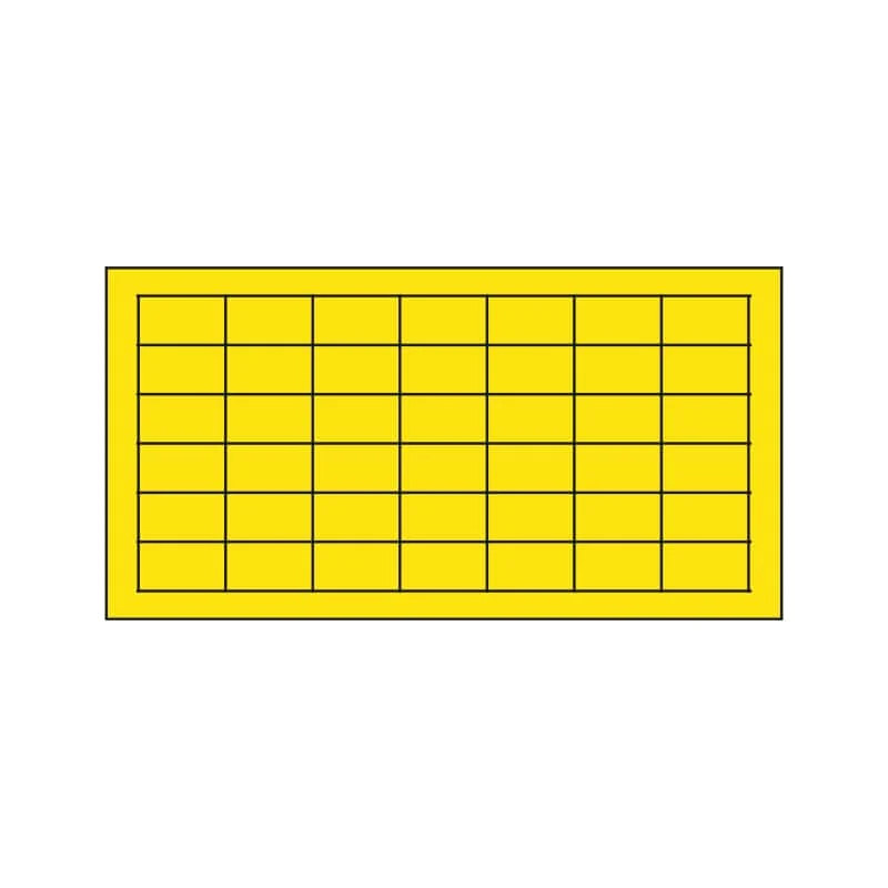 Pannello collante bifacciale di ricambio per lampade UV Vebi 450x300 mm nero con griglia