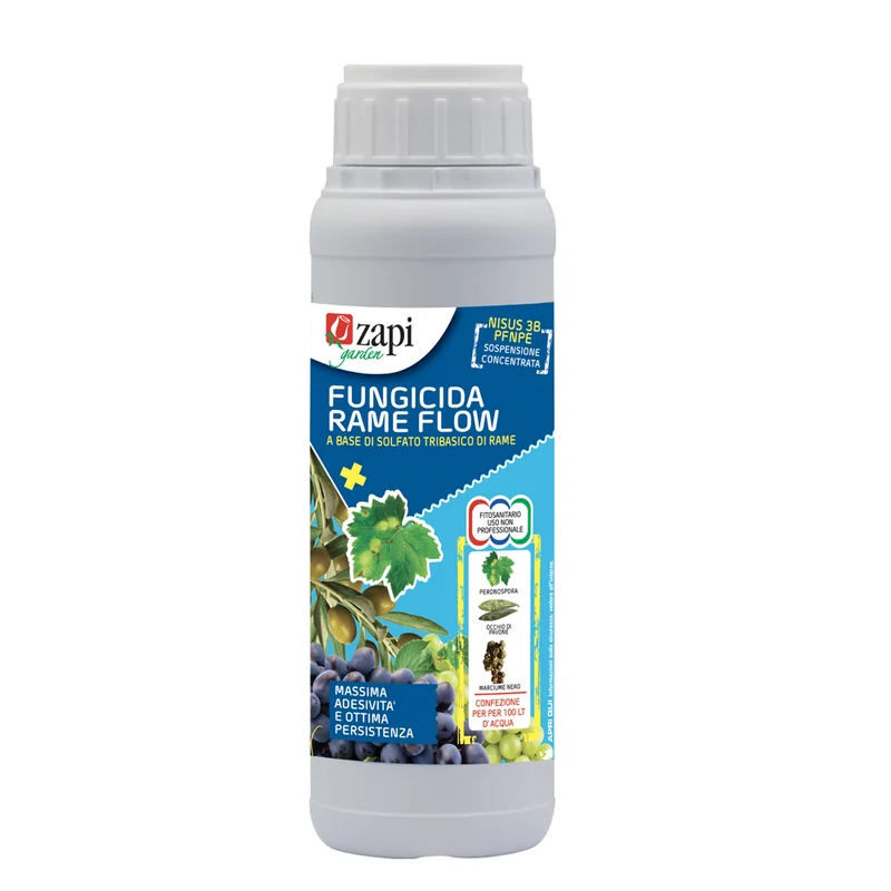 Fungicida liquido a base di rame per orto e frutteto Zapi Fungicida Rame Tribasico Flow 500 ml
