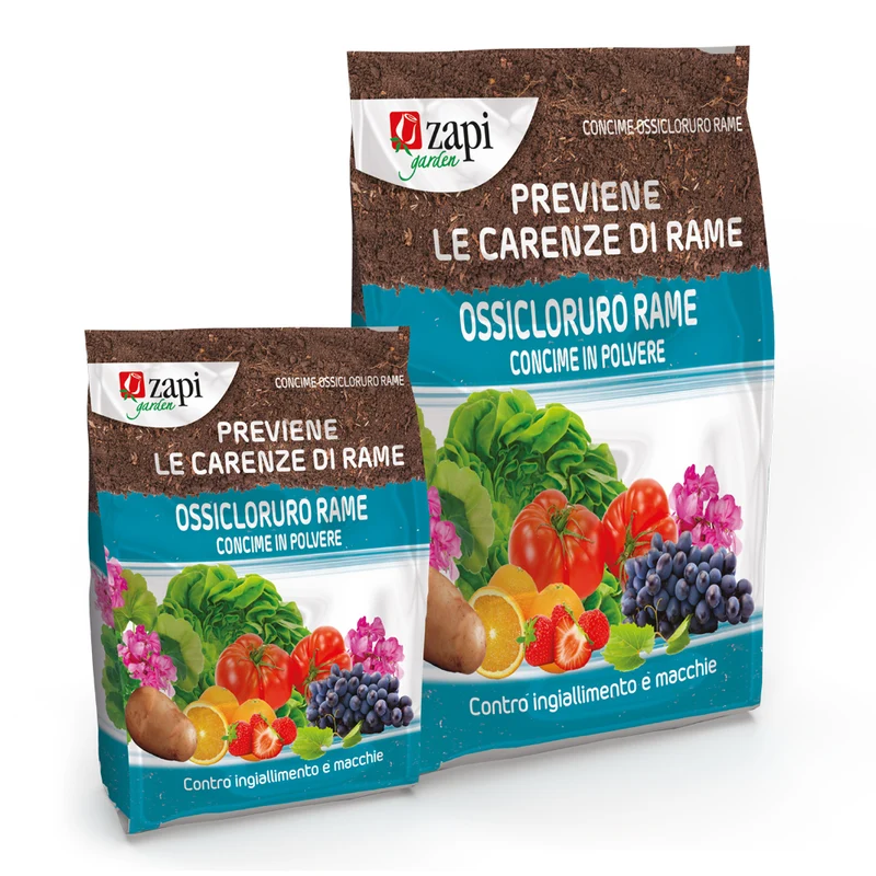 Concime a base di ossicloruro di rame per piante Zapi Concime Ossicloruro Rame 32% 300 g