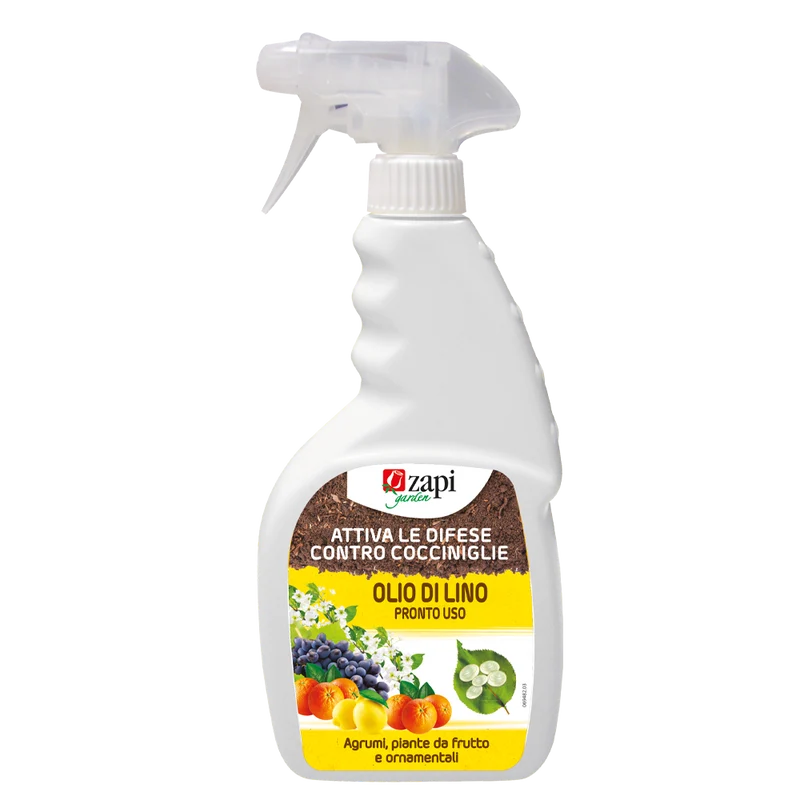 Olio di lino corroborante pronto uso per piante Zapi Olio di Lino Bio 500 ml