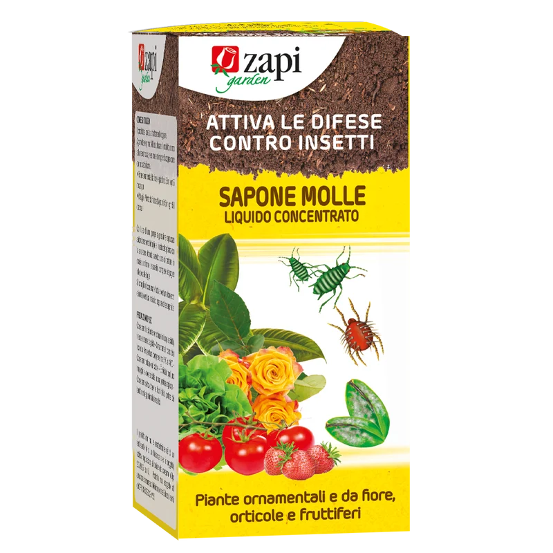 Sapone molle di potassio concentrato per piante Zapi Sapone Molle Bio 250 ml