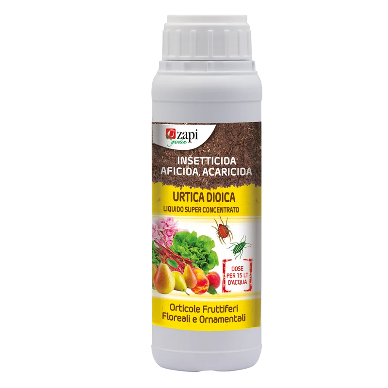 Estratto di ortica concentrato contro afidi e acari Zapi Urtica Dioica Bio 500 ml