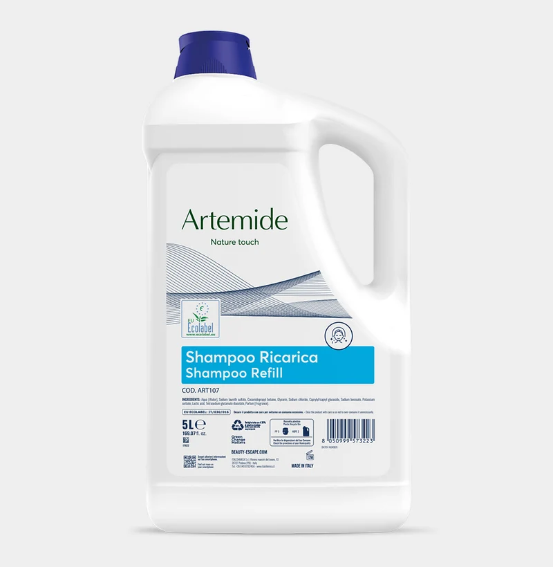 Shampoo per hotel Beauty Escape Artemide Shampoo 5 litri DISPONIBILE IN 7 GIORNI LAVORATIVI
