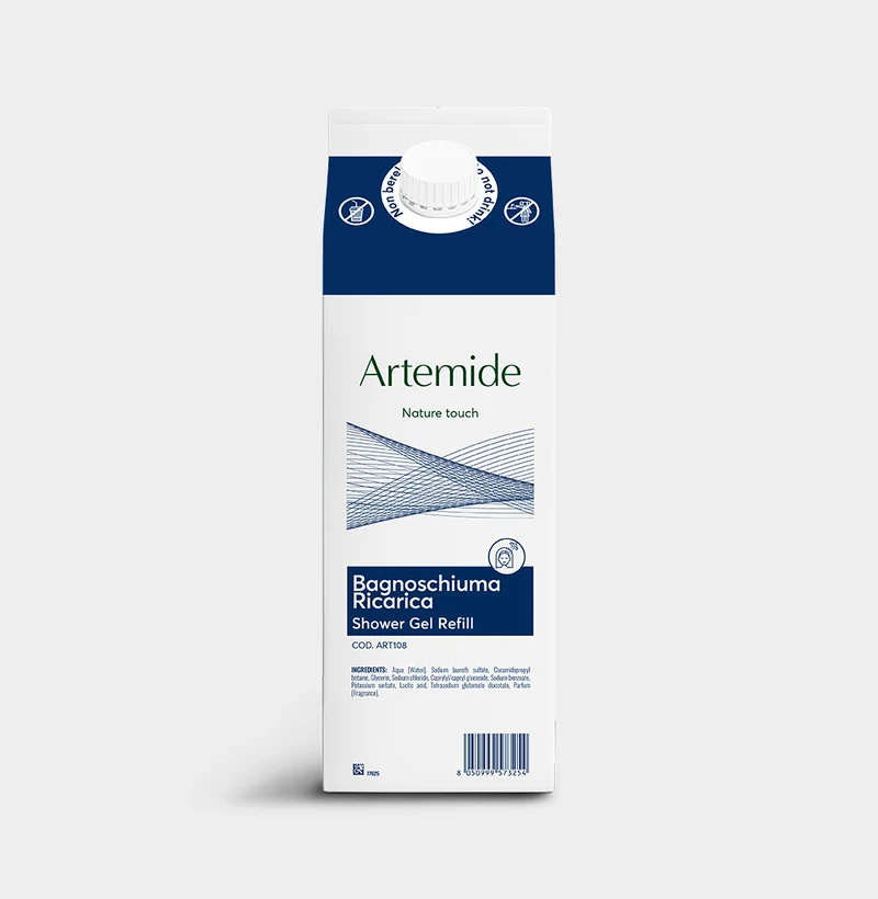 Bagnoschiuma per hotel Beauty Escape Artemide Shower Gel 6x1 litro DISPONIBILE IN 7 GIORNI LAVORATIVI