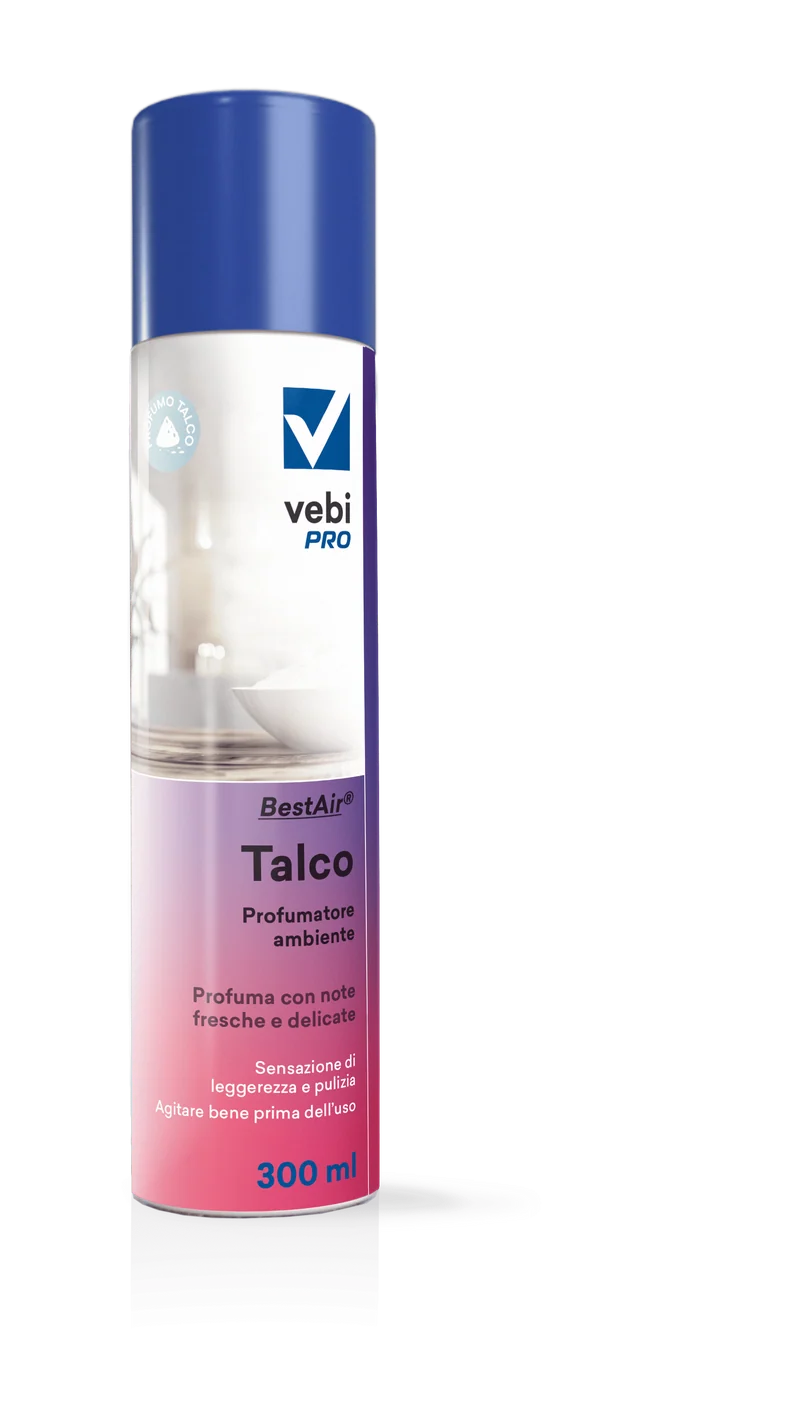 Deodorante spray per ambienti Vebi BestAir Talco 300 ml