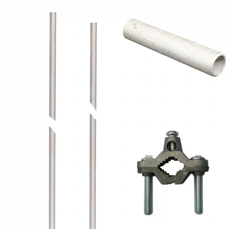 Aardpenset 2 mtr, incl klem en verbindingsmof