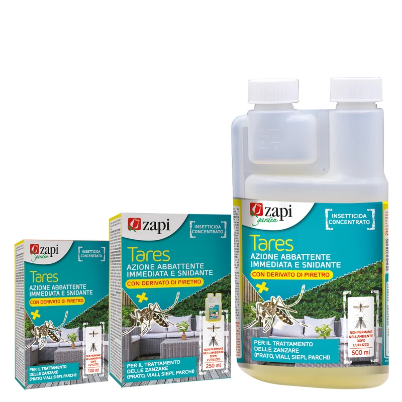 Insetticida concentrato al piretro per zanzare e insetti volanti Zapi Tares 250 ml