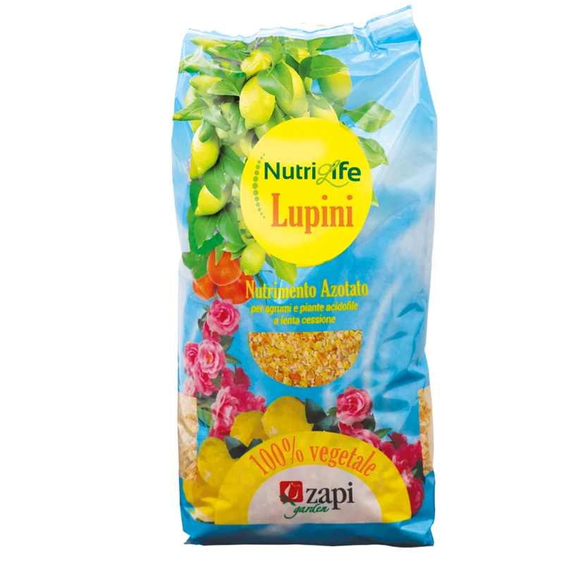 Concime organico azotato a base di lupini Zapi Nutrilife Lupini Bio 1 kg