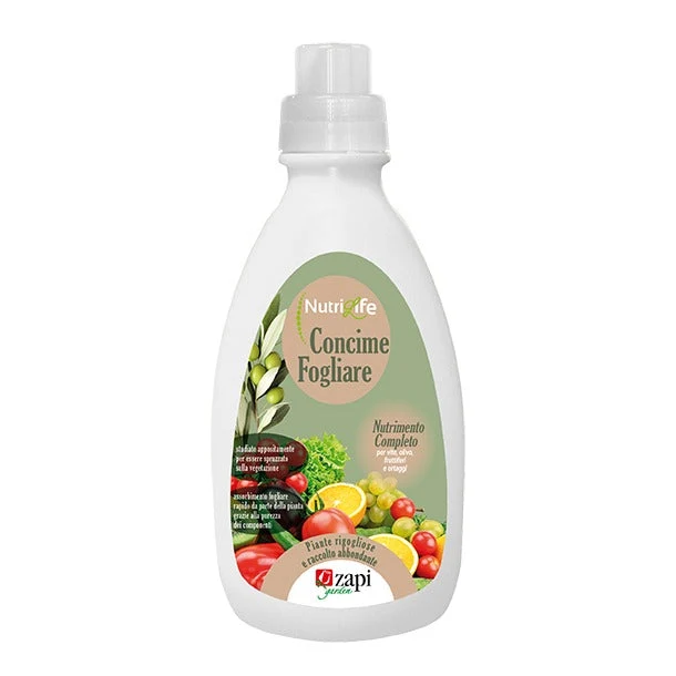 Concime liquido fogliare per piante Zapi Fogliare Liquido 1 litro